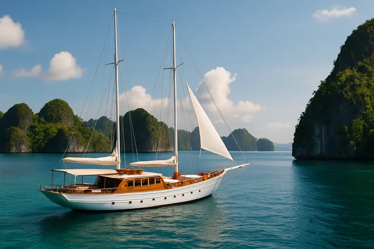 Raja ampat: een luxe zeilavontuur in een paradijs